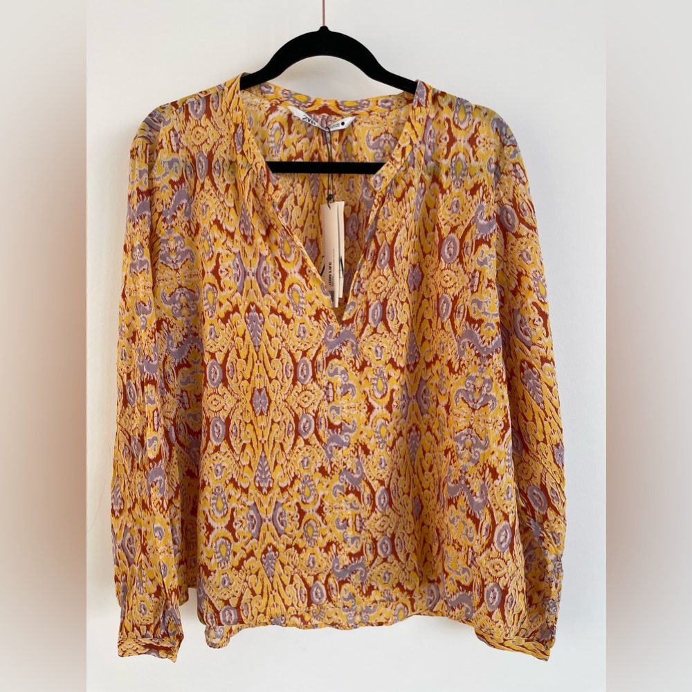NWT Zara Join Life Collection shirt blouse size XXL
